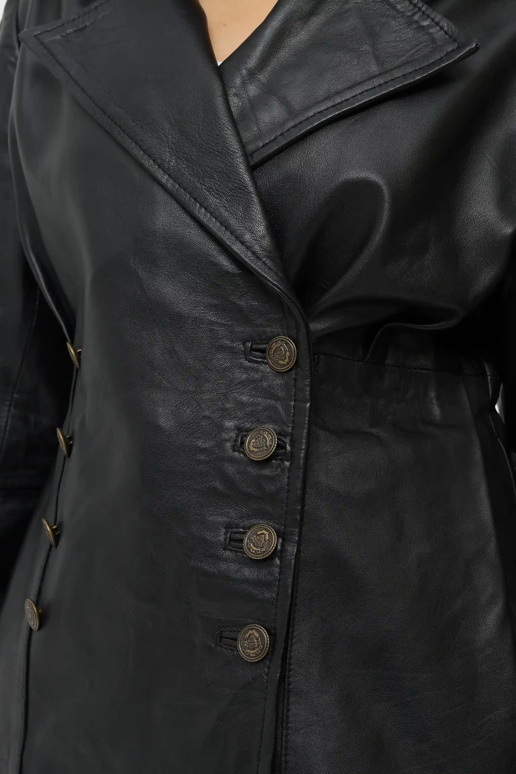 Veyra Leather Blazer