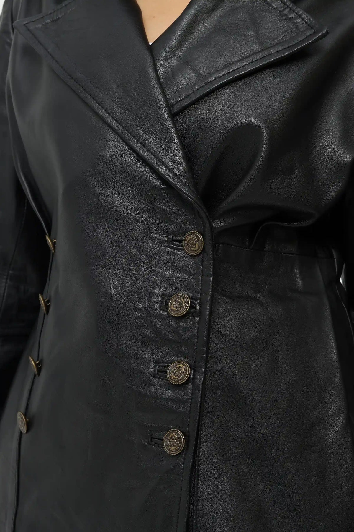 Veyra Leather Blazer