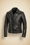 Khyber Men's Leather Biker Jacket